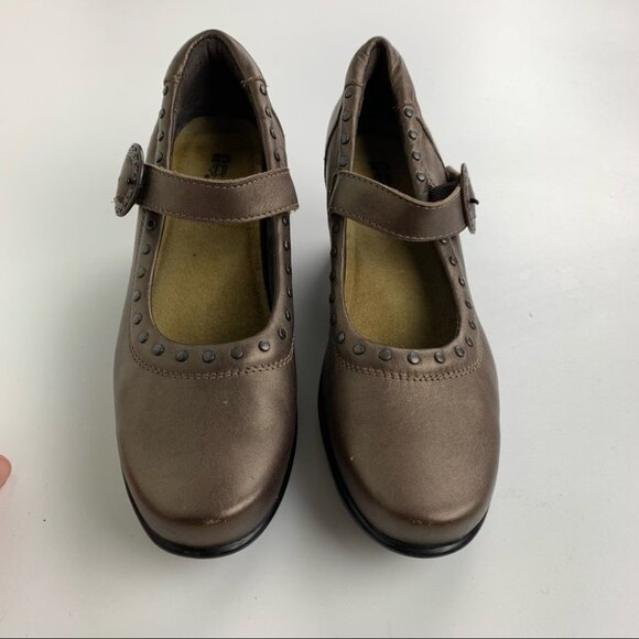 NAOT Hope Closed Toe MaryJane Wedge - Picture 2 of 7